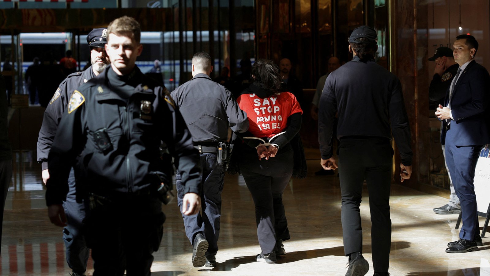 Jewish activists protest at Trump Tower in support of Mahmoud Khalil | Gaza