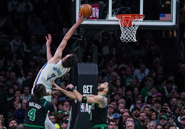 Thunder beat Celtics to clinch NBA playoff spot | Basketball News