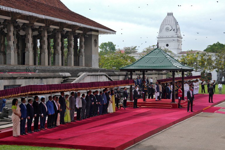 India's Prime Minister Narendra Modi and Sri Lanka's President Anura Kumara Dissanayake