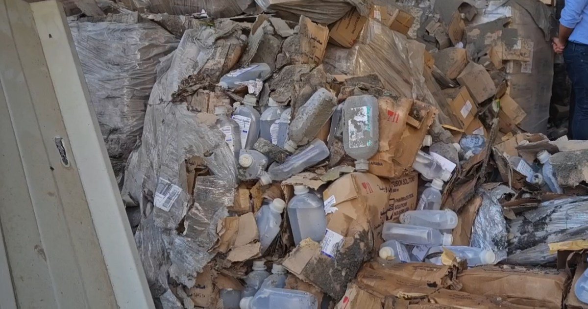 Gaza medical supplies warehouse hit in Israeli attack | Gaza