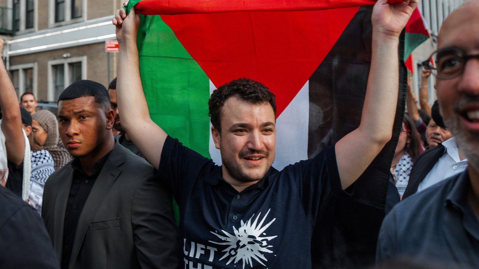 Mahmoud Khalil leads pro-Palestine rally in New York | Gaza