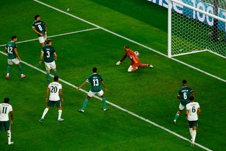 Palmeiras' Weverton scores Chelsea's second with an own goal